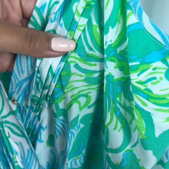 SOLD Lilly Pulitzer Melba Jumpsuit Lagoon - Picture 6 of 8